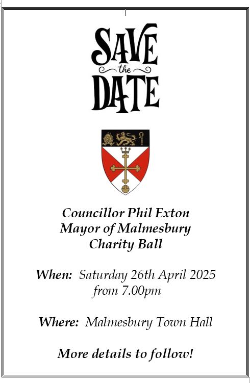 Mayor of Malmesbury Ball - Fund Raiser -  Save the Date!